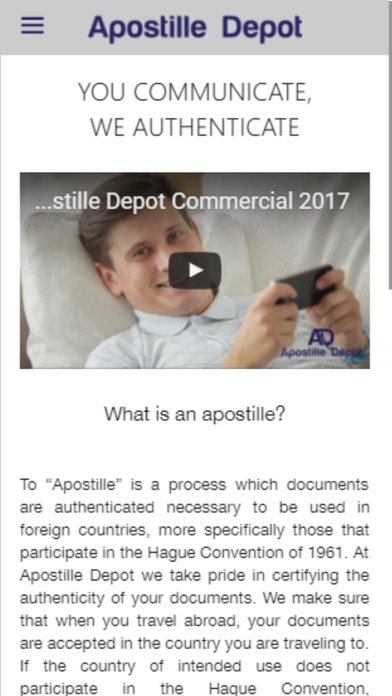 How to cancel & delete Apostille Depot from iphone & ipad 1