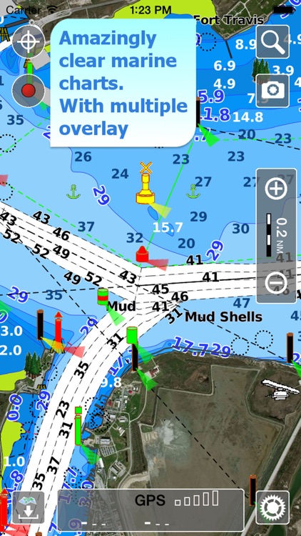 Aqua Map Alabama to Texas - GPS Nautical Charts