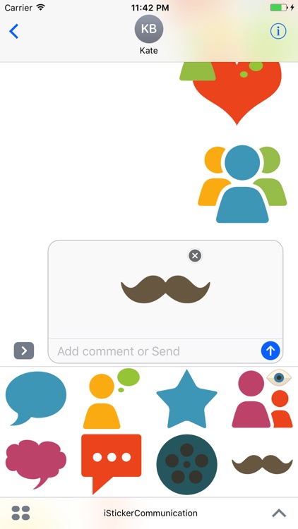 Communication Sticker