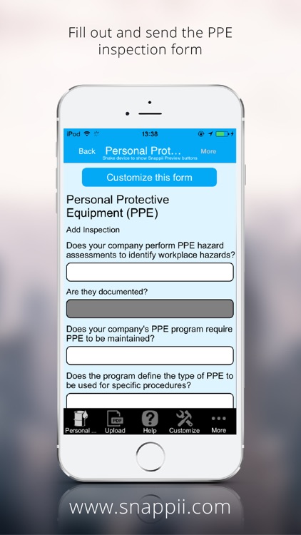 Oil & Gas Personal Protective Equipment Inspection