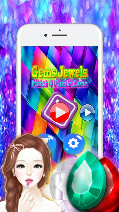 How to cancel & delete Gems Jewels Match 4 Puzzle Game for Boys & Girls from iphone & ipad 2