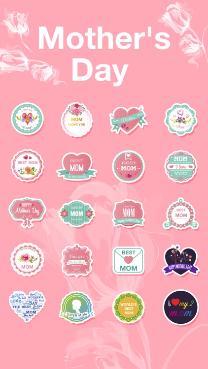 Cute Mother’s Day Sticker - Stickers for iMessage screenshot-1