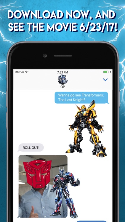 Transformers: The Last Knight Stickers