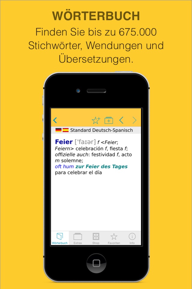 Spanisch Deutsch - Wörterbuch screenshot 2
