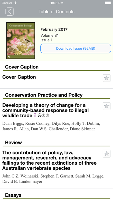 How to cancel & delete Conservation Biology from iphone & ipad 3