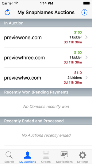 SnapNames Domain Name Auctions(圖1)-速報App