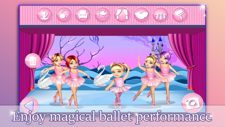 Ballerina Princess Doll House - Game.s for Girls screenshot-3