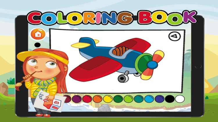 48 Coloring Pencil:Coloring Book Page For Boy&Girl screenshot-4