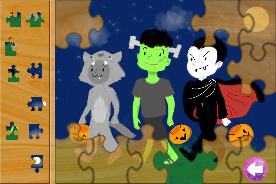 Halloween Kids Puzzles screenshot 4