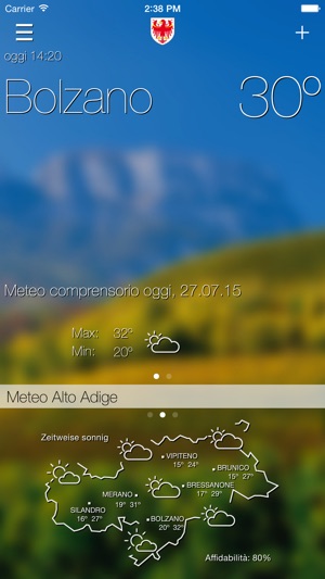 Meteo Alto Adige / Südtirol