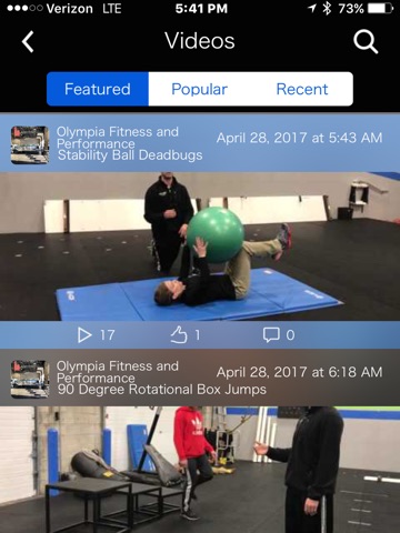 OlympiaFit screenshot 2