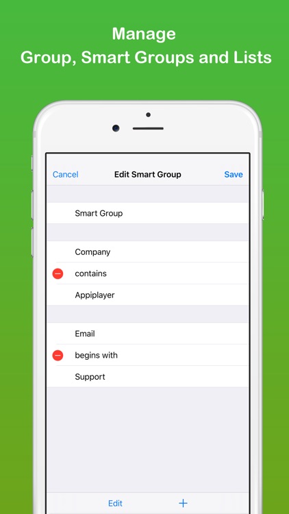 Smart Group: Email, SMS/Text & Contacts