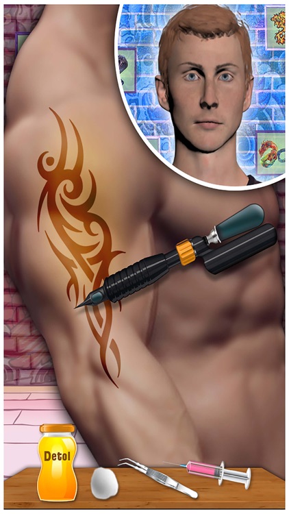 Tattoo Design 3D : Tattoo Artist Salon Game