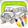 Drawing Book - Bus Coloring Book
