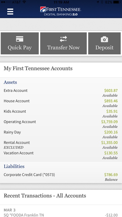First Tennessee Mobile Banking