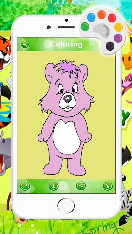 Funny Animal Coloring Paint Game For Kids