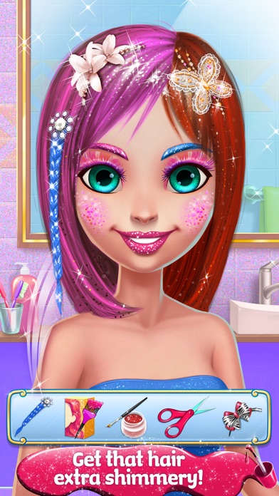 Glitter Makeup - Sparkle Salon Game for Girls Screenshot 4