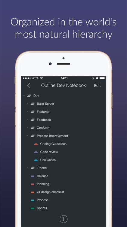 Outline – one note app to write, organize & print screenshot-0