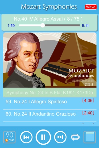 Mozart Symphonies No. 18 - 41. screenshot 4