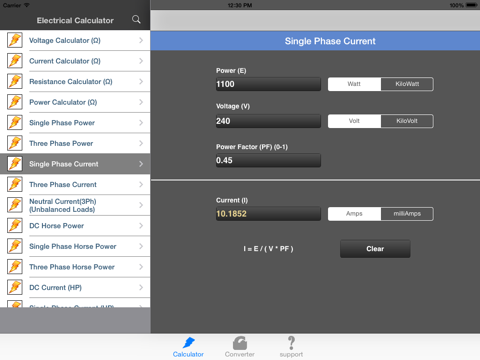 Electrical Converter screenshot 3