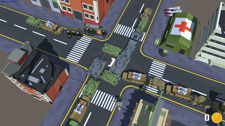 Rush War Traffic - Crossy Car City