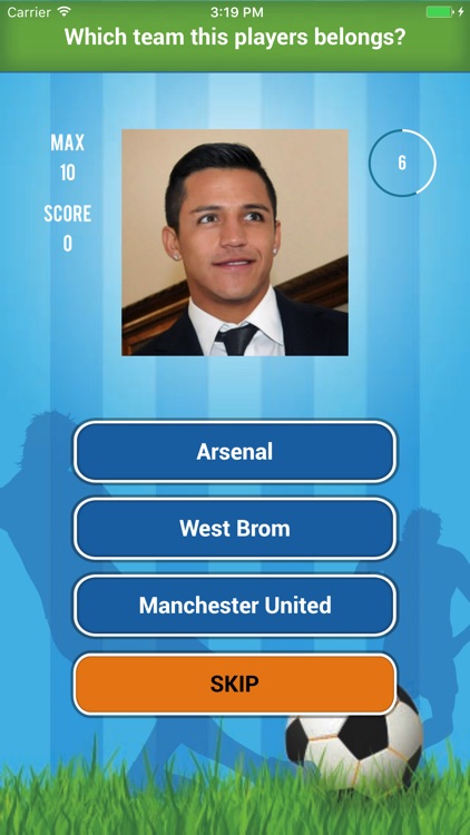 Guess Team and Player for English Premier League