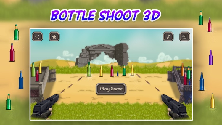 Bottle Shoot 3D : Sniper Shooting