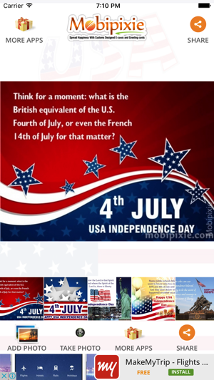 USA Independence Day eCards & Greetings