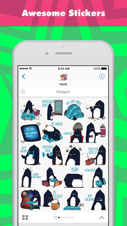 Penguin stickers by Hazal