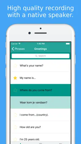 Game screenshot Simply Learn Dutch - Netherlands Travel Phrasebook apk