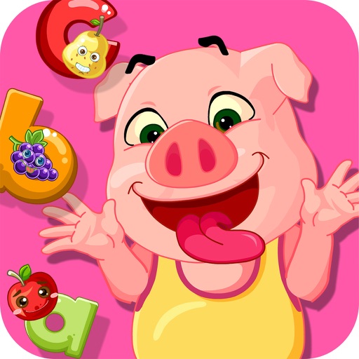 小猪佩奇英语学水果-早教儿童游戏