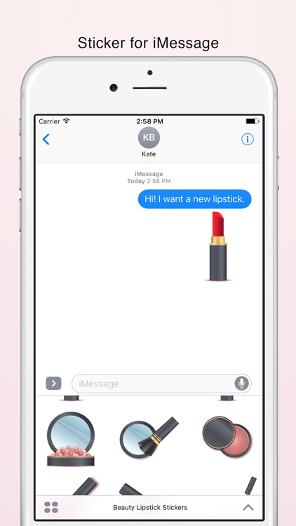 Beauty Lipstick Stickers – Makeup and Fashion