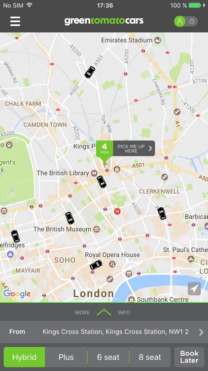 greentomatocars - London's leading minicab service