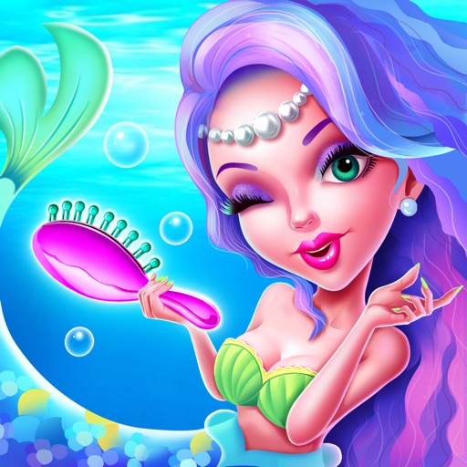 Mermaid Princess Salon - Princess Games Makeover Icon