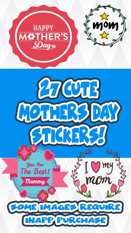 Cute Mother's Day Stickers for Messaging