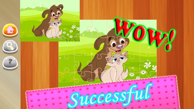 Cute Animals Puzzle - Jigsaw Combine pets