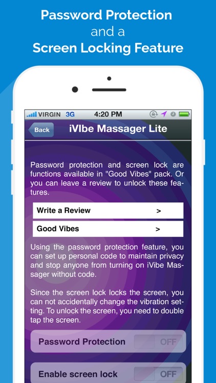iVibe Vibrating Massager: Vibrate, Massage, Soothe