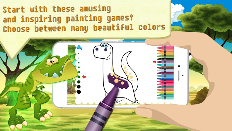 Dinosaur Coloring HD - The discovery dinosaurs