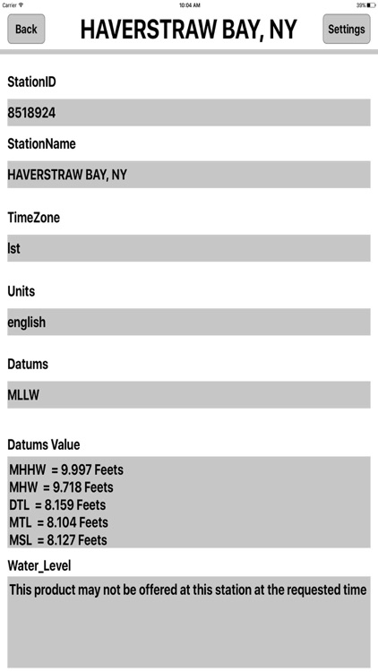 Tide Stations of USA MGR