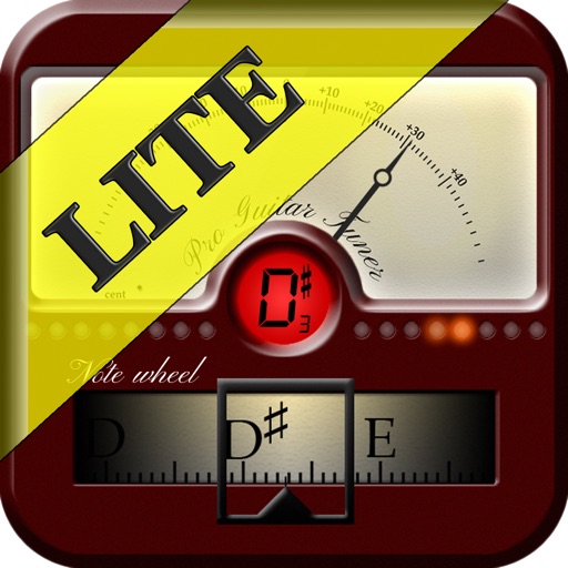 Pro Guitar Tuner Lite iOS App