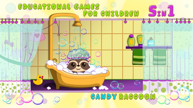 Candy Raccoon: Balloon Games for Kids(圖2)-速報App