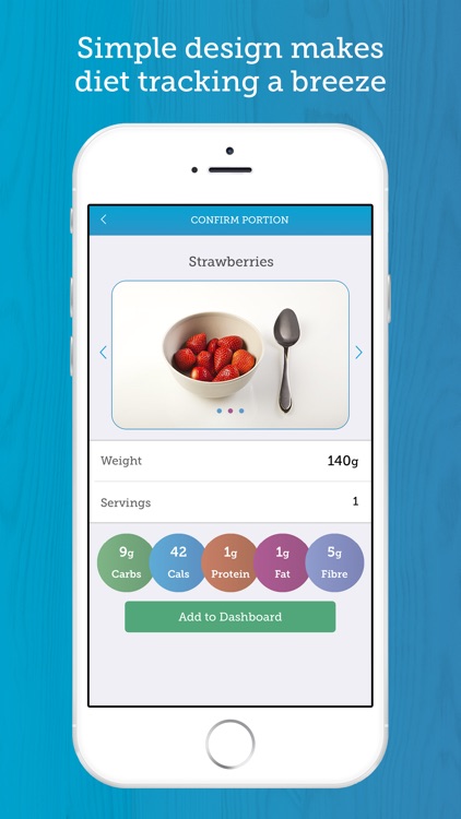 Carbs & Cals: Visual counter for diet & diabetes