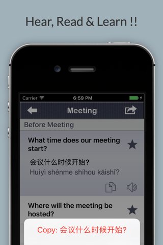 Business Chinese Pro - Phrases & Vocabulary screenshot 4