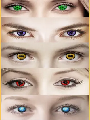 Skærmoptagelse 2 Anime Eye.s Contact.s Changer For Naruto Shippuden iphone
