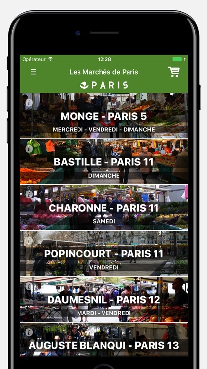 Les Marchés de Paris Connectés