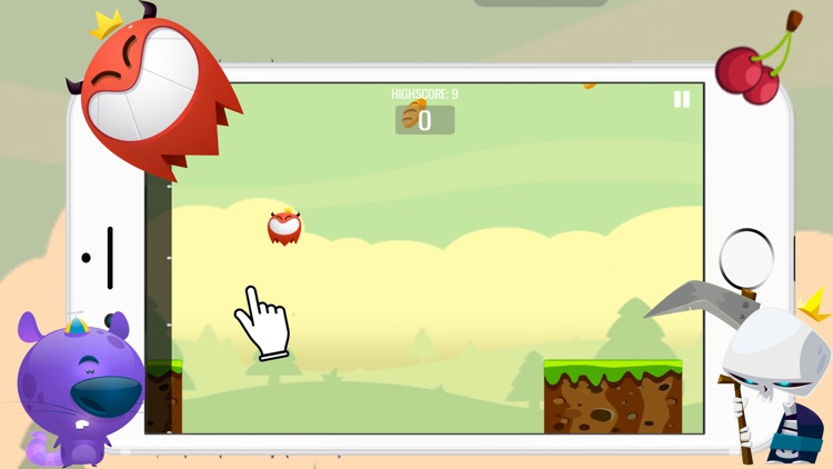 Monster Press to Tap - Jump Easy Game for Kid screenshot-3