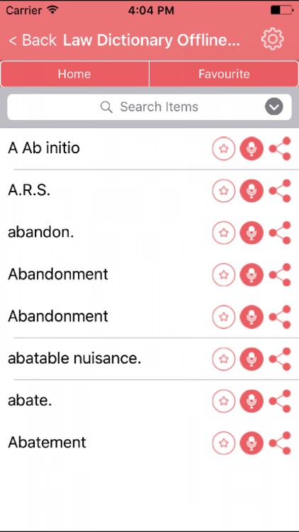 Law Dictionary Terms Concepts