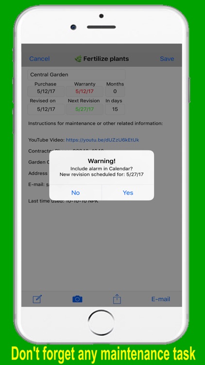 HomeMaint - Home Maintenance , Handyman Checklist screenshot-3