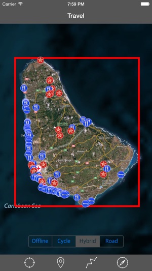 BARBADOS – GPS Travel Map Offline Naviga