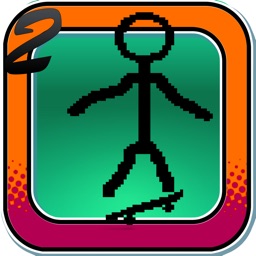 Stick-man Paper Skateboarding Extreme Game 2